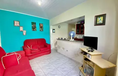 Casa para venda em itanhaém, laranjeiras, 2 dormitórios, 1 banheiro, 2 vagas