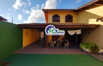 Casa para venda em itanhaém, jardim suarão, 2 dormitórios, 1 suíte, 1 banheiro, 6 vagas