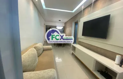 Apartamento para venda em praia grande, guilhermina, 2 dormitórios, 1 suíte, 1 banheiro, 1 vaga