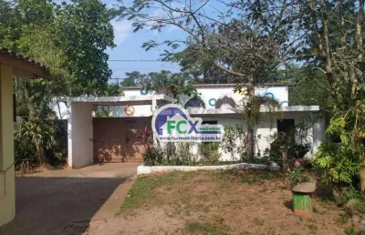 Chácara para venda em itanhaém, jardim coronel, 2 dormitórios, 1 suíte, 1 banheiro, 5 vagas