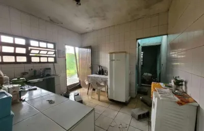 Casa para venda em itanhaém, umuarama, 3 dormitórios, 1 banheiro, 1 vaga
