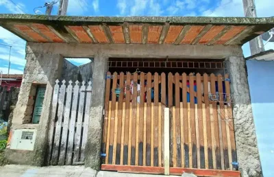 Casa para venda em itanhaém, umuarama, 3 dormitórios, 1 banheiro, 2 vagas