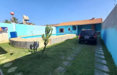 Casa para venda em itanhaém, balneário gaivotas, 2 dormitórios, 1 suíte, 1 banheiro, 5 vagas