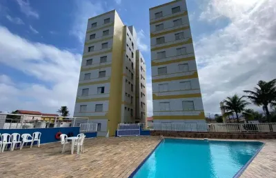 Apartamento para venda em itanhaém, balneário tupy, 1 dormitório, 1 banheiro, 2 vagas