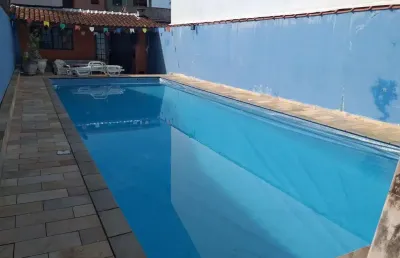 Casa para venda em itanhaém, cibratel 1, 4 dormitórios, 1 suíte, 4 banheiros, 2 vagas