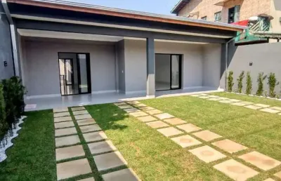 Casa para venda em itanhaém, jardim suarão, 3 dormitórios, 3 suítes, 2 banheiros, 6 vagas