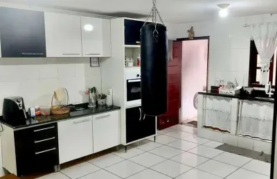 Casa para venda em praia grande, sítio do campo, 4 dormitórios, 1 suíte, 2 banheiros, 2 vagas