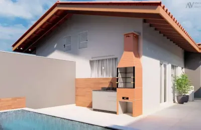 Casa para venda em itanhaém, regina, 2 dormitórios, 1 suíte, 1 banheiro, 3 vagas