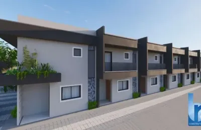 Casa em condomínio para venda em itanhaém, jardim suarão, 2 dormitórios, 2 suítes, 1 banheiro, 1 vaga