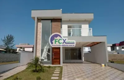 Casa em condomínio para venda em itanhaém, bopiranga, 3 dormitórios, 3 suítes, 1 banheiro, 4 vagas