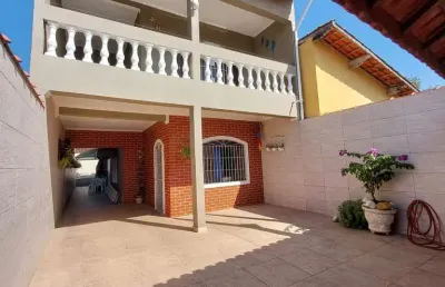 Casa para venda em mongaguá, florida mirim, 3 dormitórios, 1 suíte, 2 banheiros, 2 vagas