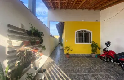 Casa para venda em itanhaém, jardim suarão, 2 dormitórios, 1 banheiro, 1 vaga