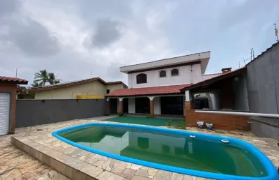 Casa para venda em itanhaém, ivoty, 3 dormitórios, 1 suíte, 3 banheiros, 5 vagas