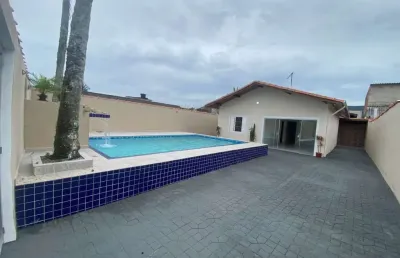 Casa para venda em itanhaém, jardim suarão, 2 dormitórios, 1 banheiro, 6 vagas