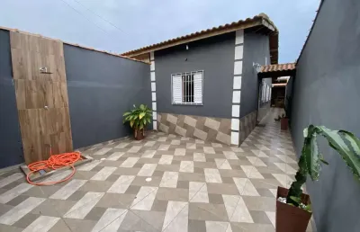 Casa para venda em itanhaém, bopiranga, 2 dormitórios, 1 suíte, 1 banheiro, 2 vagas