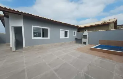 Casa para venda em itanhaém, bopiranga, 2 dormitórios, 1 suíte, 1 banheiro, 1 vaga