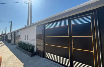 Casa para venda em itanhaém, são marcos, 3 dormitórios, 1 suíte, 1 banheiro, 2 vagas