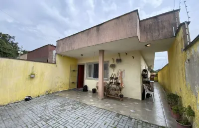 Casa para venda em itanhaém, jamaica, 3 dormitórios, 3 suítes, 1 banheiro, 2 vagas
