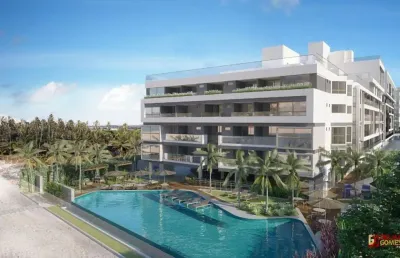 Apartamento com 2 quartos à venda na oceano atlantico, 143, ponta de campina, cabedelo por r$ 2.100.000