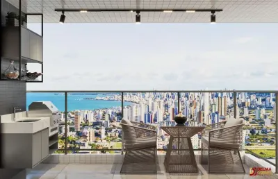 Apartamento com 2 quartos à venda na doutor damasquins ramos maciel, 253, bessa, joão pessoa por r$ 565.900