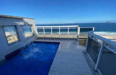 Cobertura para venda com 562 metros quadrados com 5 quartos em copacabana - rio de janeiro - rj