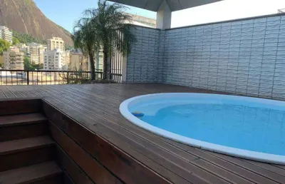 Cobertura para venda possui 260 metros quadrados com 3 quartos em humaitá - rio de janeiro - rj