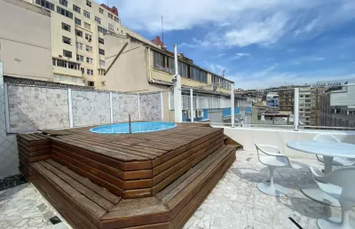 Cobertura duplex, 4 vagas de garagem, 500mts, no flamengo, rj