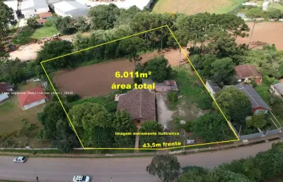 Residencial e comercial para venda em campo magro, centro, 2 dormitórios, 1 banheiro