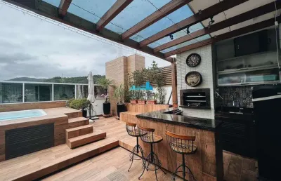 Cobertura com 2 quartos à venda no córrego grande, florianópolis  por r$ 3.800.000