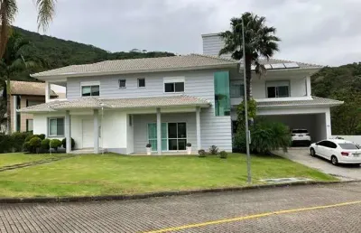 Casa em condomínio fechado com 4 quartos à venda no córrego grande, florianópolis  por r$ 3.800.000