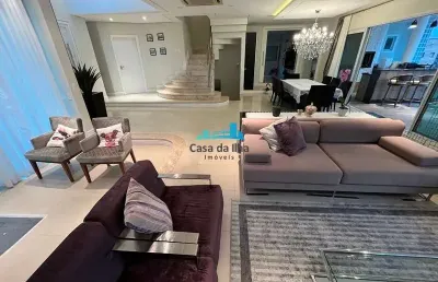 Casa em condomínio fechado com 5 quartos à venda no cacupé, florianópolis  por r$ 5.000.000