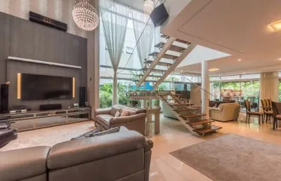 Casa em condomínio fechado com 4 quartos à venda no santa mônica, florianópolis  por r$ 7.200.000