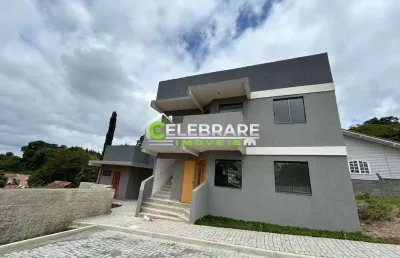 Casa nova de condomínio em colombo! 02 qtos,churrasq.,terreno