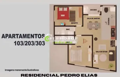 Apto novo centro pinhais! 02 qtos,suíte,sacada,garagem,elevador
