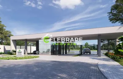 Terreno de cond. no santa cândida! 144m²,port. 24h,próx. boni