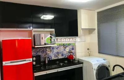 Apto imobiliado no sta.cândida! 02 qtos,sala,cozin.ban.garagem