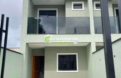 Sobrado novo sítio cercado!!! 03 qtos,suíte,sacada,próx.mercad