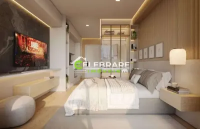 Studio no centro de curitiba!!! quarto,sacada,próx.praça osório