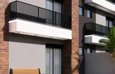 Apartamento garden de 1 quarto, studio com sacada e churrasqueira no bairro novo mundo
