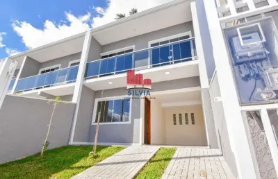 Belíssimo sobrado com 86,86m², sendo 2 suítes e 112,80m² de área de terreno no alto boqueirao - curitiba