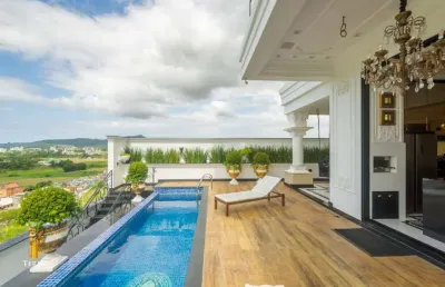 Casa luxuosa à venda no condomínio mirante camboriú