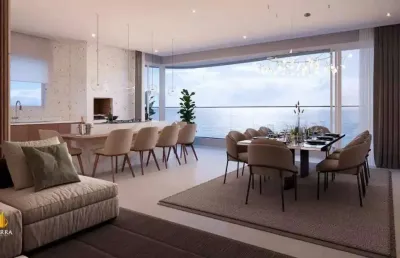 Apartamento a venda no le blanc residence com linda vista para o mar localizado na praia brava em itajaí.