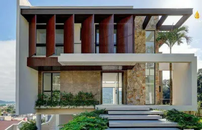 Casa de alto padrão a venda no condomínio bella vista residence club localizada no bairro da barra em balneário camboriú.
