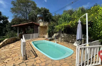 Sítio com 3 dormitórios à venda, 2000 m² por r$ 600.000,00 - aguas claras - brumadinho/mg