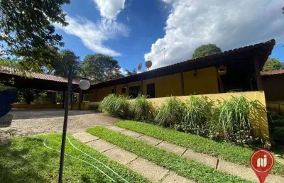Sítio mobiliado com 4 dormitórios à venda, 15000 m² por r$ 960.000,00- coqueiro velho - brumadinho/mg