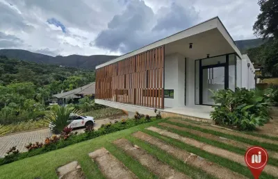 Casa com 4 dormitórios à venda, 353 m² por r$ 3.900.000,00 - retiro do chalé - brumadinho/mg