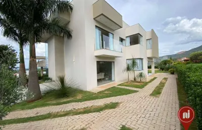 Casa com 5 dormitórios à venda, 380 m² por r$ 1.700.000,00 - condomínio serra dos bandeirantes - mário campos/mg