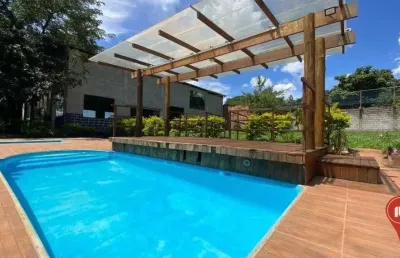 Chácara com 9 dormitórios para alugar, 5600 m² por r$ 3.000,00/mês - funil - mário campos/mg