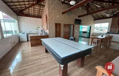 Casa com 5 dormitórios, 270 m² - venda por r$ 1.350.000,00 ou aluguel por r$ 7.770,22/mês - ingá - betim/mg