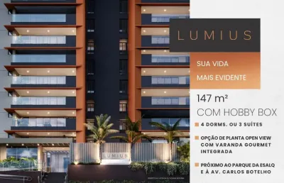 Edifício lumius, lançamento à venda no bairro são judas, piracicaba/sp - 3 ou 4 dormitórios
